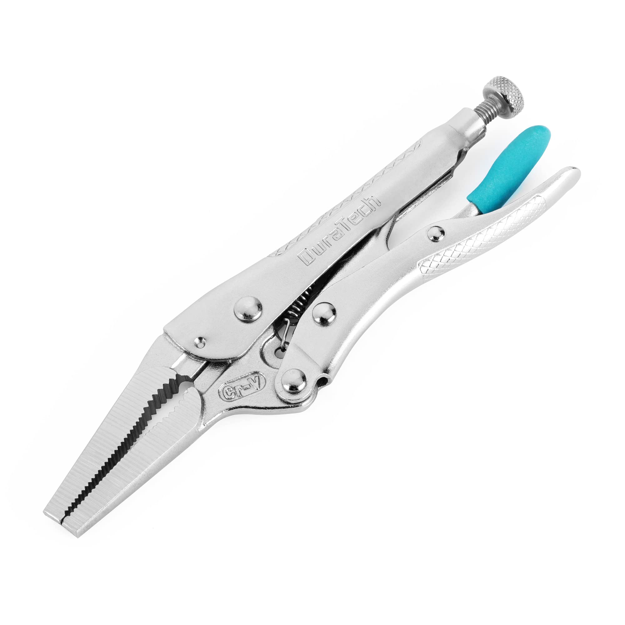 DURATECH 6-1/2Inch Long Nose Locking Pliers, Premium Cr-V